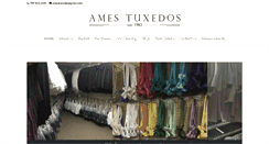 Desktop Screenshot of amestuxedos.com
