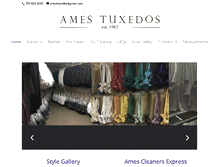 Tablet Screenshot of amestuxedos.com